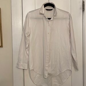 Zara white blouse, size small